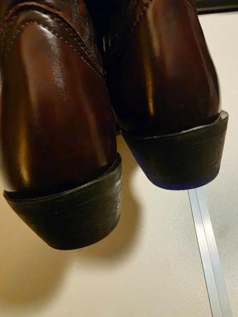 Laredo Men's Lawton Black Cherry Western Boots Sz 12D